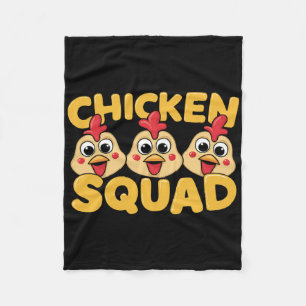 Kip Squad Ontwerp Voor Kip Liefhebber Spullen Kind Fleece Deken
