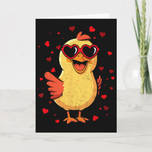 Kip Valentijn Sungles Hart Schattig Geliefden Kaart