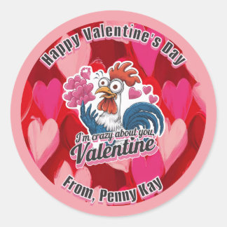 Kip Valentijnse Sticker