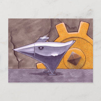 Kip van Metaal briefkaart