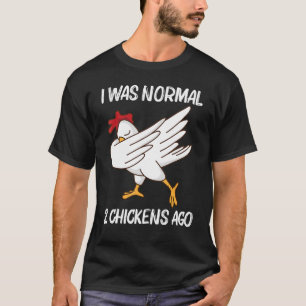 Kip voor mannen Vrouwelijke pluimvee Rooster-eiere T-shirt