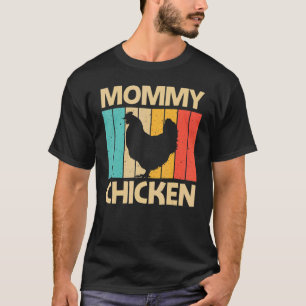 Kip voor vrouwen Mam Farmer Chicken Boerderij Hen T-shirt