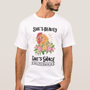 Kip - Zij is schoonheid Zij is genade T-shirt