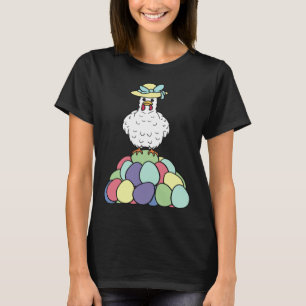 Kip zonder context vreemde paashaankip op paaseier t-shirt