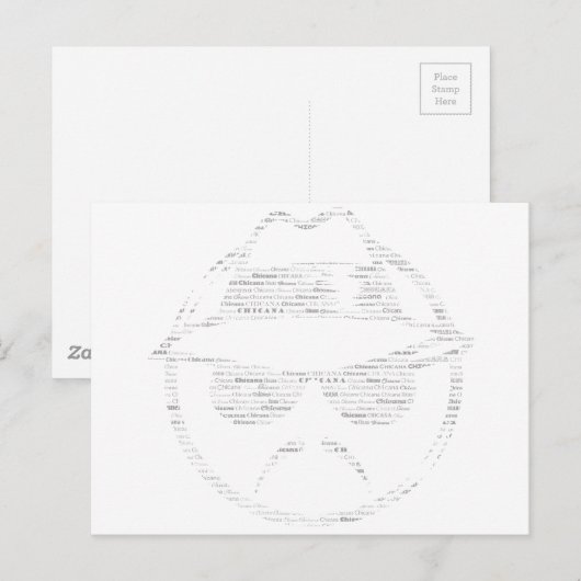 Kipana rijdt met laag tekstlaagje briefkaart (Voorkant / Achterkant)