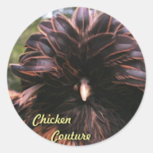 kipcouture ronde sticker