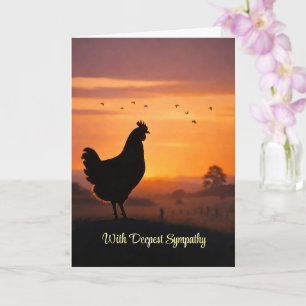 Kiphaan Sympathie Verlies Silhouet Vogel Kaart