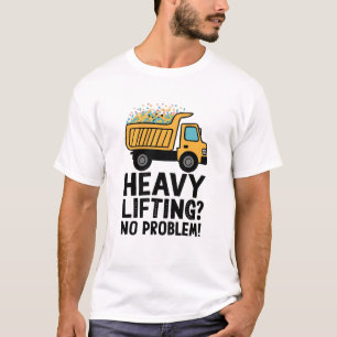 Kipkar zwaar tillen t-shirt