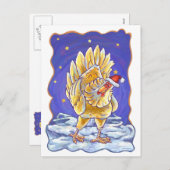 Kipkerst Feestdagenkaart (Voorkant / Achterkant)