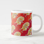 Kipkerst op rood jumbo mok (Rechts)