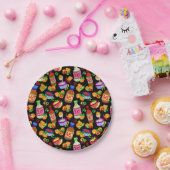 Kipnuggets & dipsaus papieren bordje (Feest)