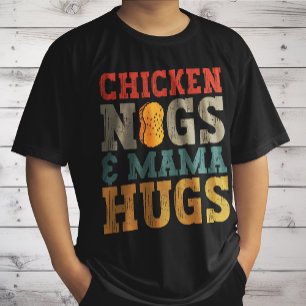 Kipnuggets en mama knuffels peuter Nugget liefhebb T-shirt