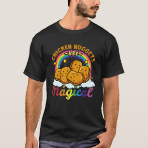 Kipnuggets Eten Fast Food Liefde T-shirt