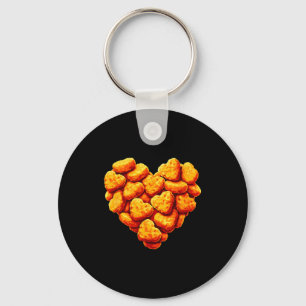 Kipnuggets Zijn Mijn Valentijnshart Grappige Valen Sleutelhanger