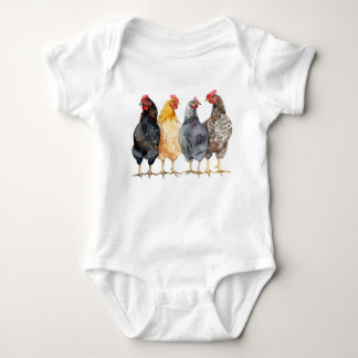 Kippen Baby Boer Bodysuit, Country Peuter T-shirt