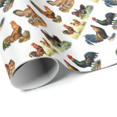 kippen cadeaupapier (Rol Hoek)