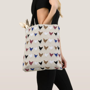 Kippen Canvas tas