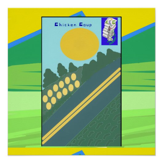 Kippen Coup Perfect Poster (Voorkant)