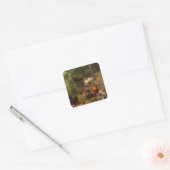 kippen en haan sticker (Envelop)