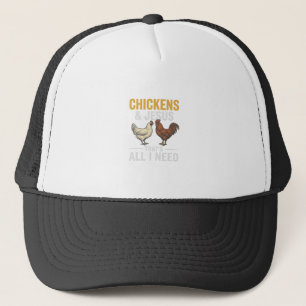Kippen En Jezus Vintage Farm Geloof Shirt_1 Trucker Pet