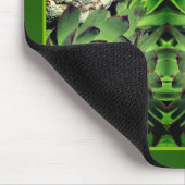 Kippen en kuikens tuin succulent close up Abstract Muismat (Hoek)