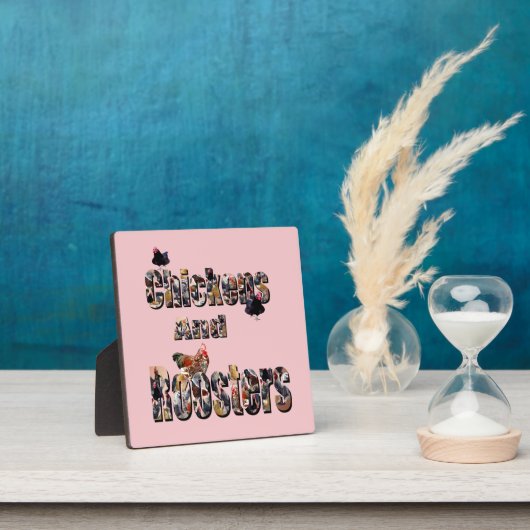 kippen en roosters, fotoplaat (Insitu)