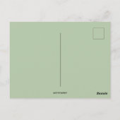 kippen en Violet in een vleespaasprogramma Briefkaart (Achterkant)