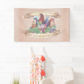 Kippen en wijn spandoek (Insitu)