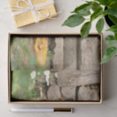 Kippen en Witte Bloemen Tissuepapier (Geschenk)