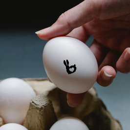 Kippen, Hen Eggs | Pasen Bunny | Eieren Mini Stamp Rubberstempel
