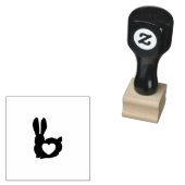 Kippen, Hen Eggs | Pasen Bunny | Eieren Mini Stamp Rubberstempel (Gestempeld)