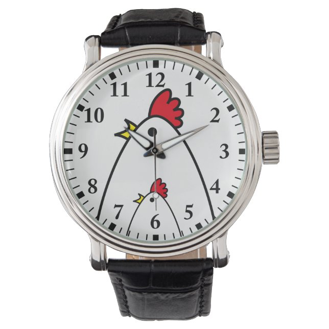 Kippen Horloge (Voorkant)