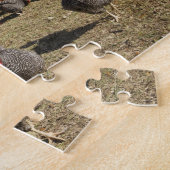 Kippen in de buurt van kiphuis Cliburn Legpuzzel (Zijkant)