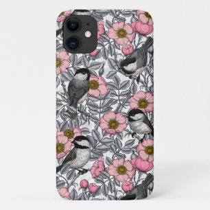 Kippen in vrij roos, roze en grijs iPhone 11 hoesje