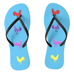 Kippen Kippen Donderbaai  Teenslippers