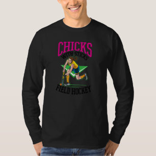 Kippen met kruifiets t-shirt