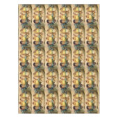 KIPPEN MET STROMEN IN EENVOUDIGERE EGG TAFELKLEED (Voorkant)