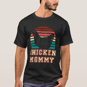 Kippen Moeder Retro vintage Stijl Kip T-shirt