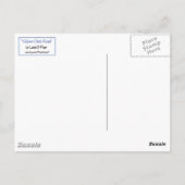 Kippen onderweg briefkaart (Achterkant)