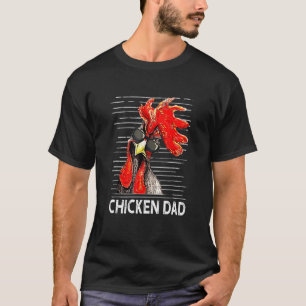 Kippen Papa Vader Haan Boer T-shirt