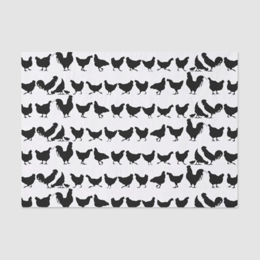 Kippen Papier voor weefsel of ontkoppelpapier (Voorkant)