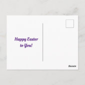  kippen Pasen Briefkaart (Achterkant)