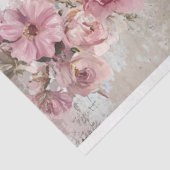 Kippen Shabby Chic Pink Decoupage Tissuepapier (Detail)