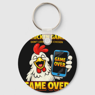 Kippen Spel Kijk Niet Naar De Kip Game Over P Sleutelhanger