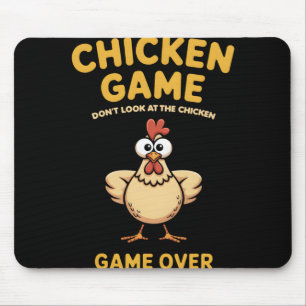 Kippen Spel Kijk Niet Naar Het Kippen Gameover Pou Muismat
