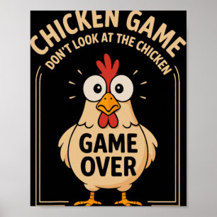 Kippen Spelletje Kijk Niet Naar De Kip Spel Voorbi Poster