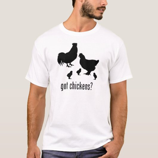 Kippen T-shirt (Voorkant)