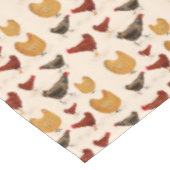 Kippen Tafelkleed (Gekanteld)