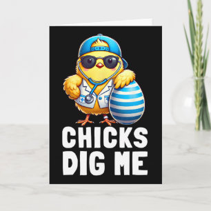 Kippen vinden me grappig Gelukkige Pasen Dag Verpl Kaart
