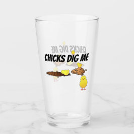 KIPPEN VINDEN ME LEUK GLAS